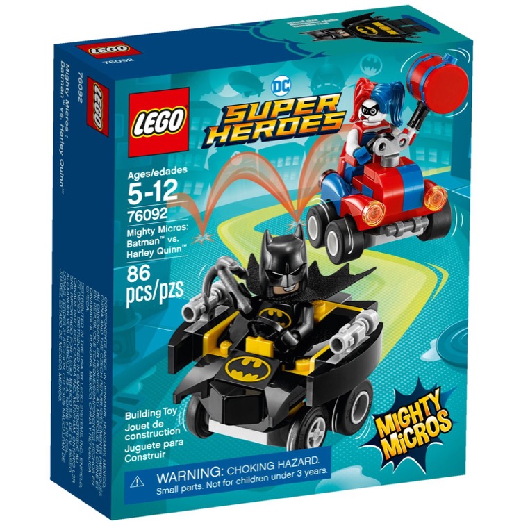LEGO<sup>&reg;</sup> Super Heroes Sets: DC Comics 76092 Mighty Micros: Batman&trade; vs. Harley Quinn NEW (SOLD OUT)